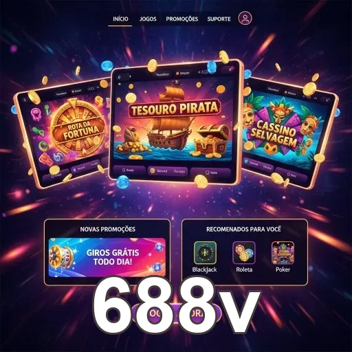 Ilustração de Aproveite o aplicativo cassino 688v para Android e iOS