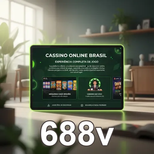 Ilustração de Explore jogos emocionantes no 688v e viva a diversão